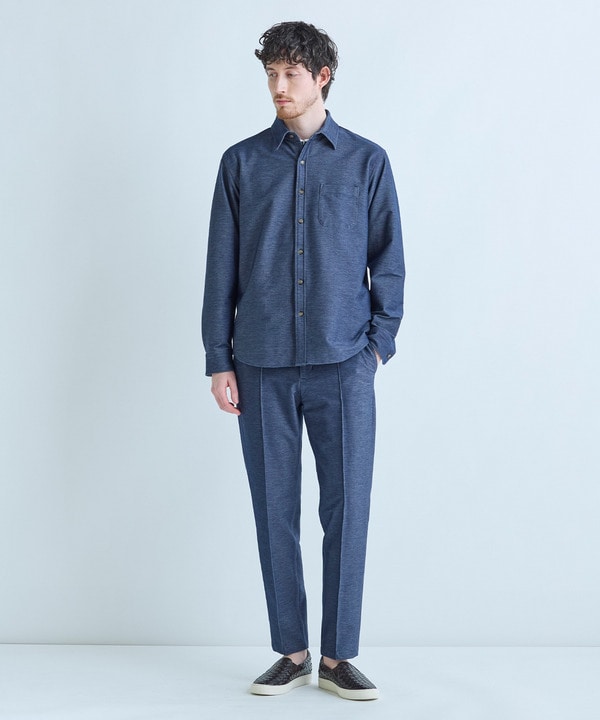 デニムジャージ テーパードパンツ＜ストレッチ＞ 詳細画像 13