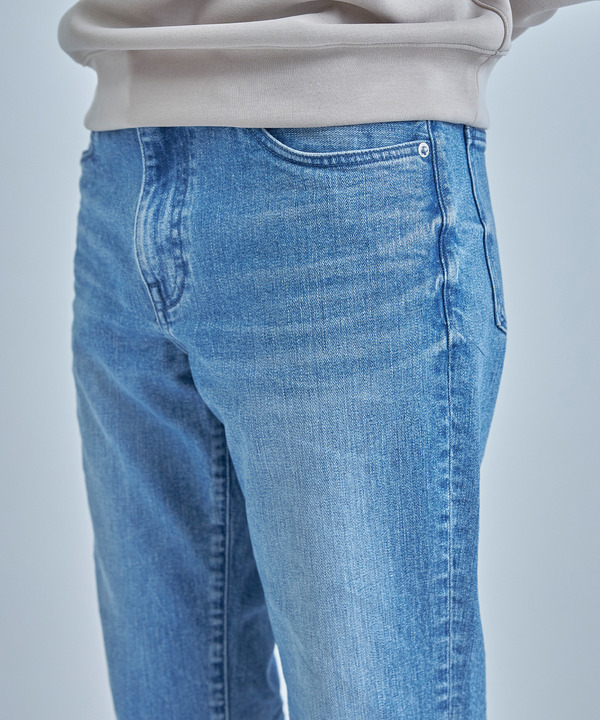 【RED CARD/レッドカード】別注 Bass クリーンライトデニム 詳細画像 4