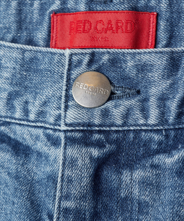 【RED CARD/レッドカード】別注 Bass クリーンライトデニム 詳細画像 9