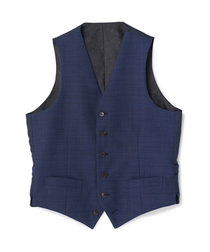 ミックスヤーン/ポップサック リバーシブルベスト