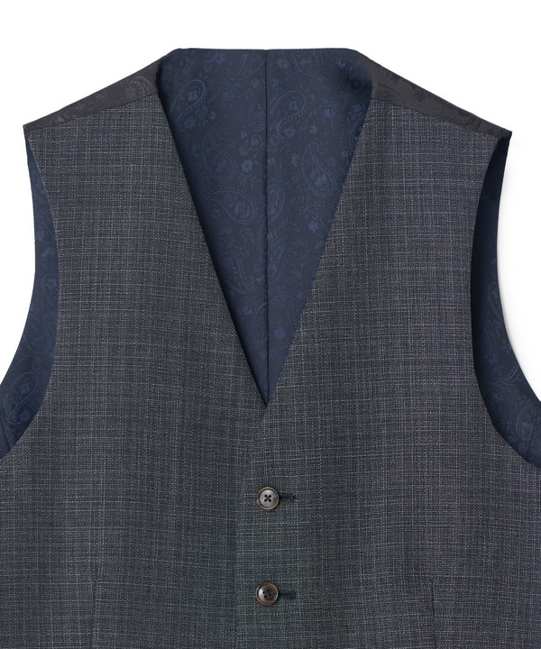 ミックスヤーン/ポップサック リバーシブルベスト 詳細画像 1