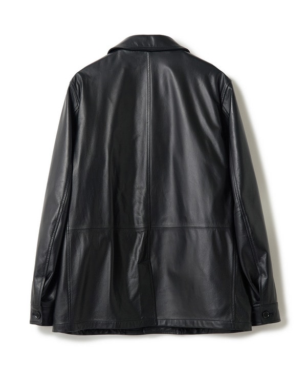 ライトラムレザー カバーオールブルゾン 詳細画像 8