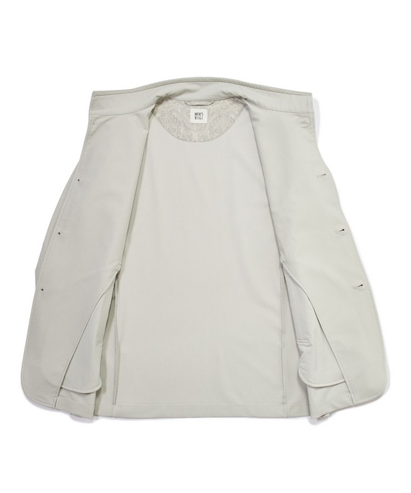 シャンブレー調ハイテンショントリコット スタンドカラーカーデブルゾン＜接触冷感/速乾/UVカット＞ 詳細画像 12