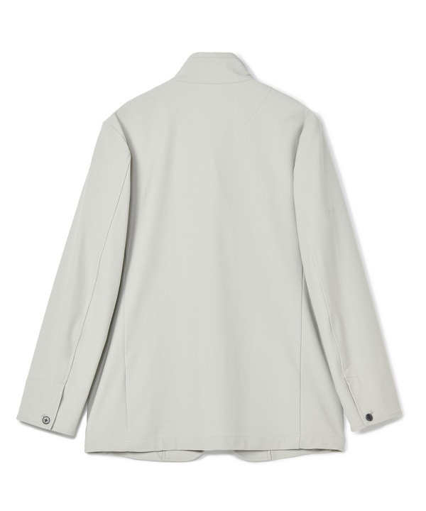 シャンブレー調ハイテンショントリコット スタンドカラーカーデブルゾン＜接触冷感/速乾/UVカット＞ 詳細画像 13