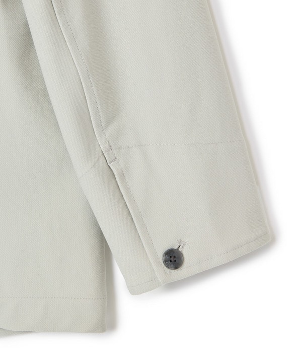 シャンブレー調ハイテンショントリコット スタンドカラーカーデブルゾン＜接触冷感/速乾/UVカット＞ 詳細画像 14