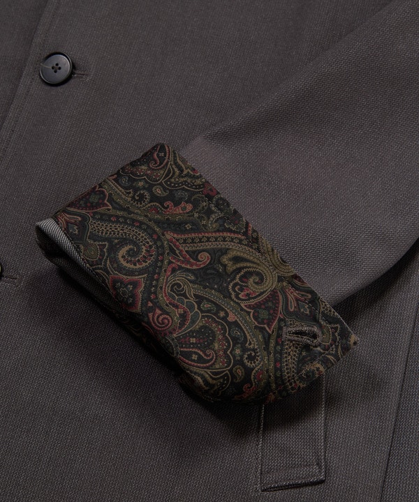 シャンブレー調ハイテンショントリコット スタンドカラーカーデブルゾン＜接触冷感/速乾/UVカット＞ 詳細画像 18