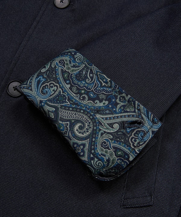 シャンブレー調ハイテンショントリコット スタンドカラーカーデブルゾン＜接触冷感/速乾/UVカット＞ 詳細画像 21