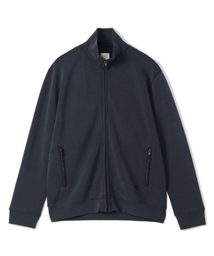 スエードタッチ ダンボールスタンドジップジャケット