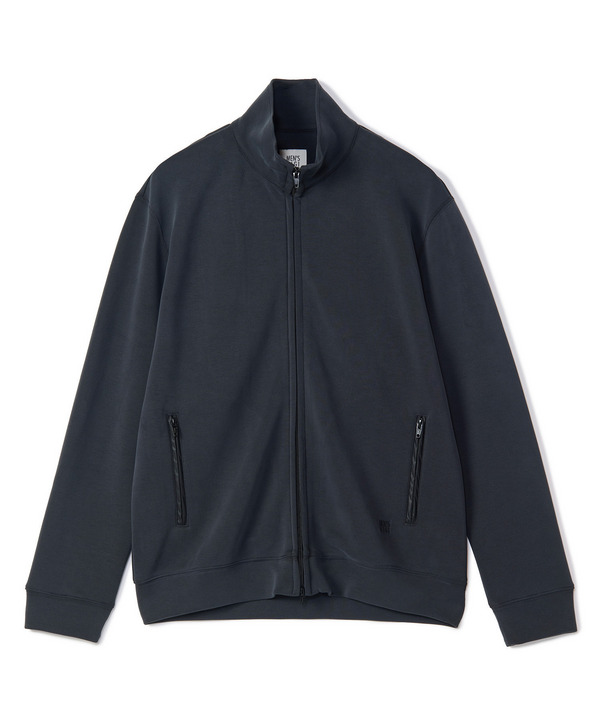スエードタッチ ダンボールスタンドジップジャケット 詳細画像 ブラック 1