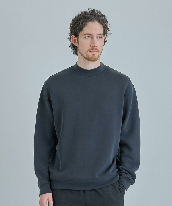 スエードタッチ ダンボールモックネックトップス 詳細画像 4