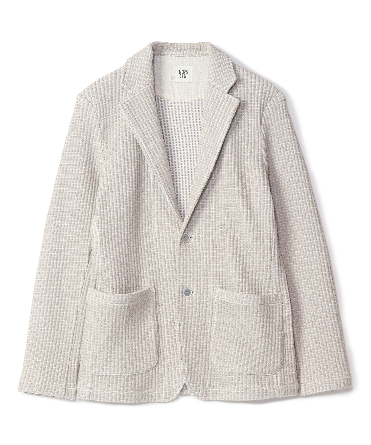 オニワッフル 2Bライトジャケット｜メンズファッション通販 MEN'S BIGI