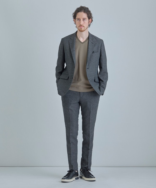 【ACTIVE TAILOR/アクティブテイラー】シルケットスムースVネックTシャツ＜接触冷感 / UVカット＞ 詳細画像 12