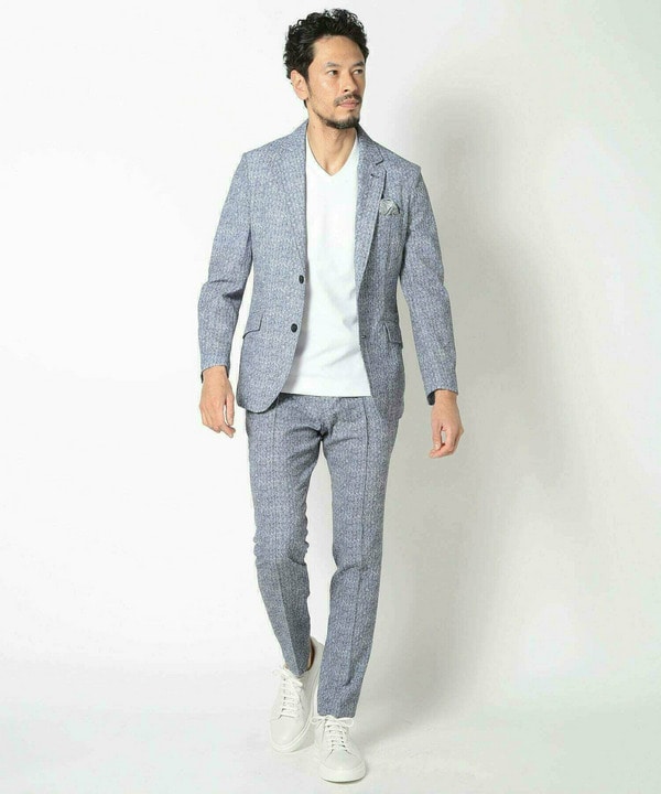 【ACTIVE TAILOR/アクティブテイラー】シルケットスムースVネックTシャツ＜接触冷感 / UVカット＞ 詳細画像 13