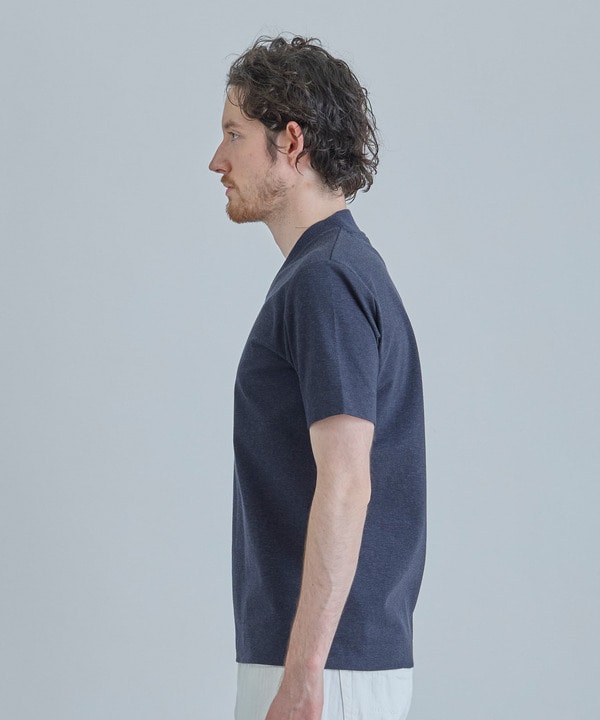 【ACTIVE TAILOR/アクティブテイラー】シルケットスムースVネックTシャツ＜接触冷感 / UVカット＞ 詳細画像 3