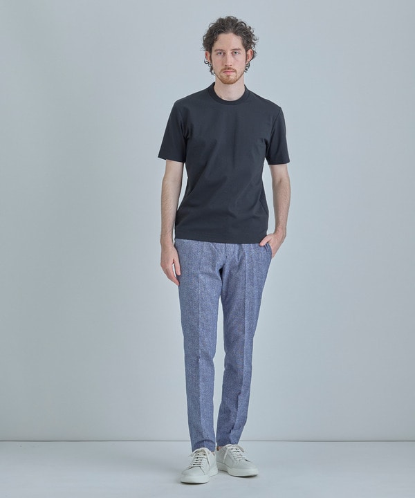 【ACTIVE TAILOR/アクティブテイラー】シルケットスムースクルーネックTシャツ＜接触冷感 / UVカット＞ 詳細画像 10