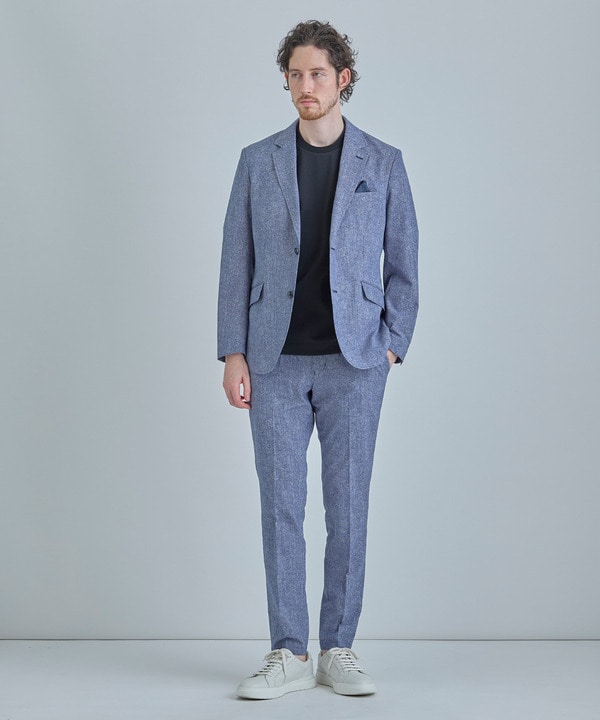 【ACTIVE TAILOR/アクティブテイラー】シルケットスムースクルーネックTシャツ＜接触冷感 / UVカット＞ 詳細画像 14