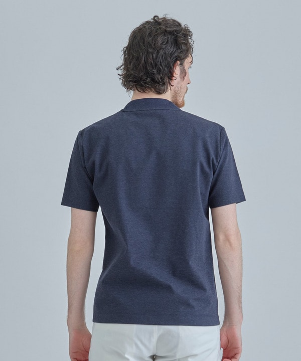 【ACTIVE TAILOR/アクティブテイラー】シルケットスムースクルーネックTシャツ＜接触冷感 / UVカット＞ 詳細画像 3