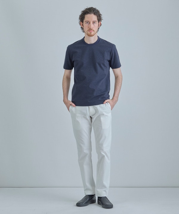 【ACTIVE TAILOR/アクティブテイラー】シルケットスムースクルーネックTシャツ＜接触冷感 / UVカット＞ 詳細画像 8