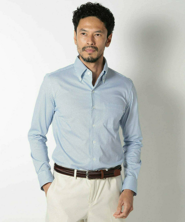 【DOMODOSSOLA/ドモドッソラ】レザーメッシュプレーンベルト 詳細画像 7