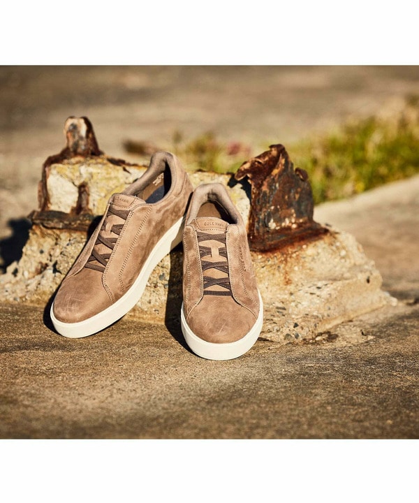 試し履きのみCOLE HAAN スニーカー ベージュ/ラベンダー COLE HAAN/コールハーン】MEN'S BIGI限定 GRANDPRO Luxe Slip-On