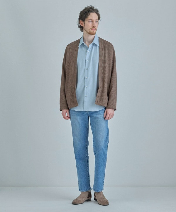 トリアセリネン調ストレッチ カジュアルシャツ＜接触冷感/UVカット/ストレッチ/防シワ/EASY CARE＞ 詳細画像 10