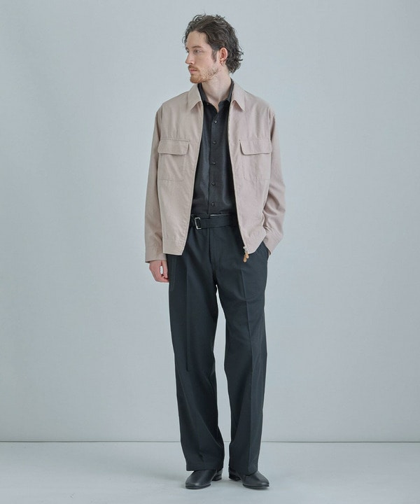 トリアセリネン調ストレッチ カジュアルシャツ＜接触冷感/UVカット/ストレッチ/防シワ/EASY CARE＞ 詳細画像 11