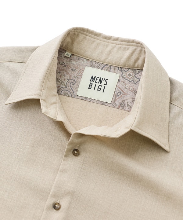 トリアセリネン調ストレッチ カジュアルシャツ＜接触冷感/UVカット/ストレッチ/防シワ/EASY CARE＞ 詳細画像 12