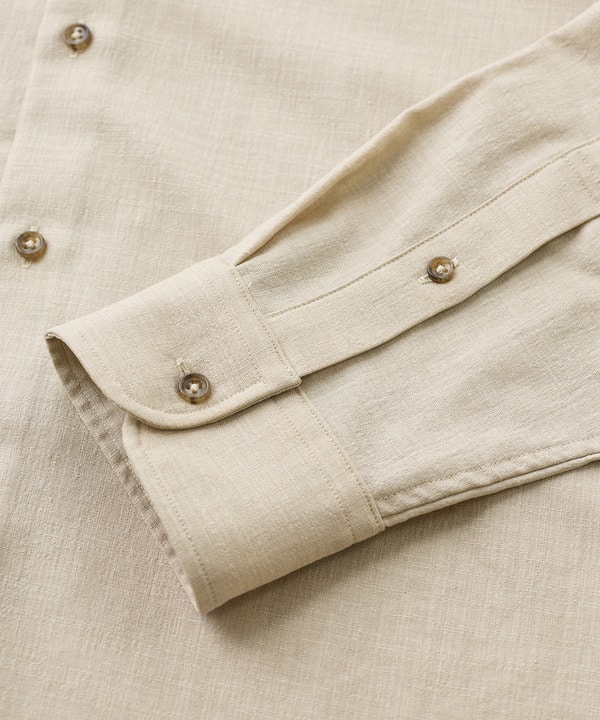 トリアセリネン調ストレッチ カジュアルシャツ＜接触冷感/UVカット/ストレッチ/防シワ/EASY CARE＞ 詳細画像 14