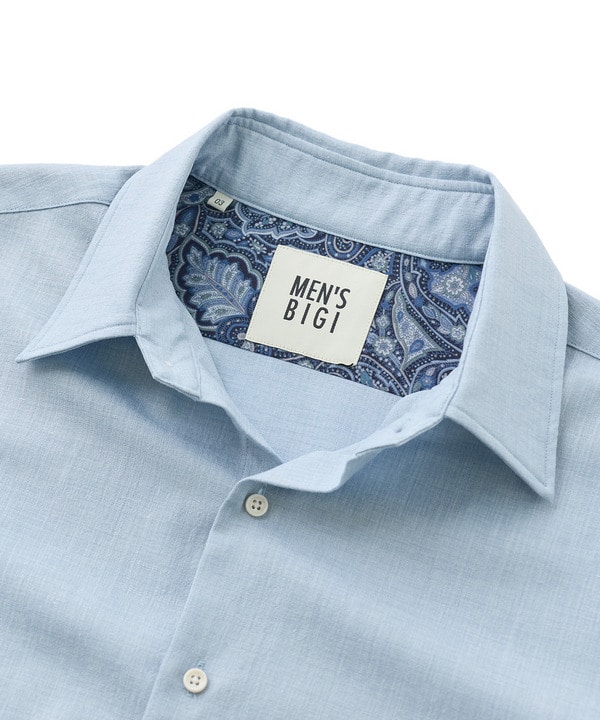 トリアセリネン調ストレッチ カジュアルシャツ＜接触冷感/UVカット/ストレッチ/防シワ/EASY CARE＞ 詳細画像 17