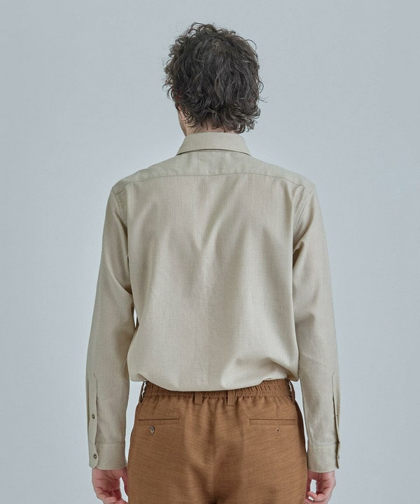 トリアセリネン調ストレッチ カジュアルシャツ＜接触冷感/UVカット/ストレッチ/防シワ/EASY CARE＞ 詳細画像 2