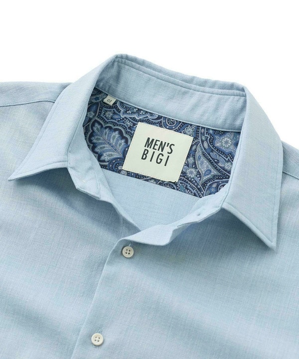 トリアセリネン調ストレッチ カジュアルシャツ＜接触冷感/UVカット/ストレッチ/防シワ/EASY CARE＞ 詳細画像 24