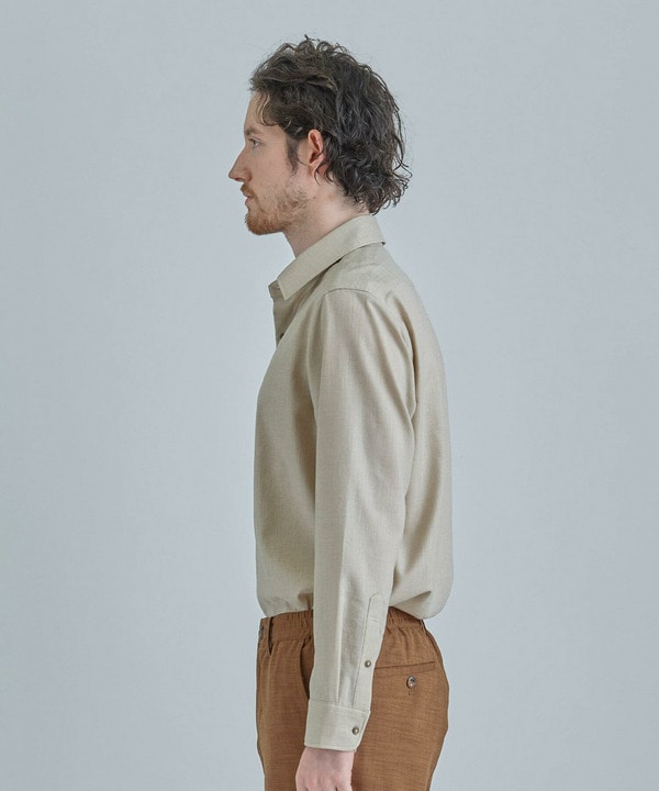 トリアセリネン調ストレッチ カジュアルシャツ＜接触冷感/UVカット/ストレッチ/防シワ/EASY CARE＞ 詳細画像 3