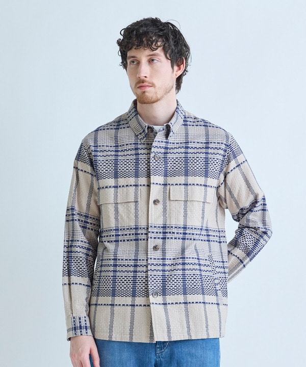 ドビーチェックCPOシャツ 詳細画像 10