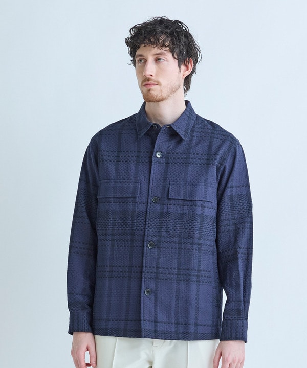 ドビーチェックCPOシャツ 詳細画像 11