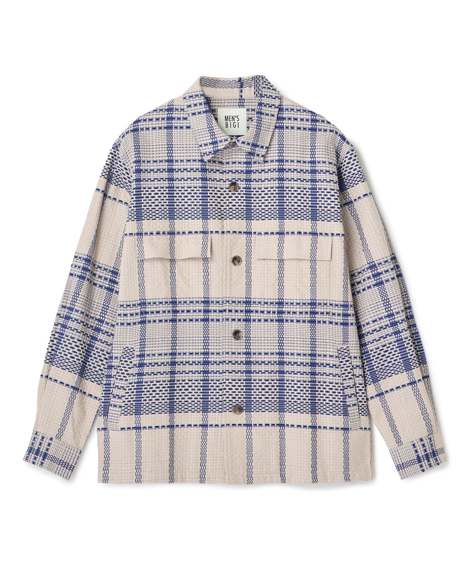 ドビーチェックCPOシャツ｜メンズファッション通販 MEN'S BIGI ONLINE