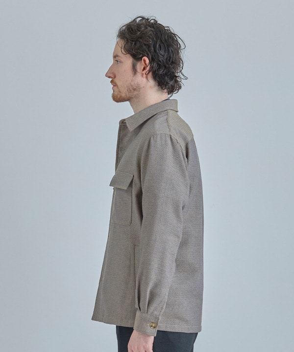 ドビーミックスメランジ CPOシャツ 詳細画像 2