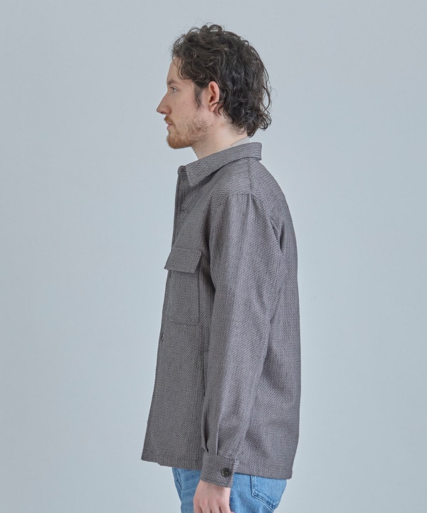 ドビーミックスメランジ CPOシャツ 詳細画像 5