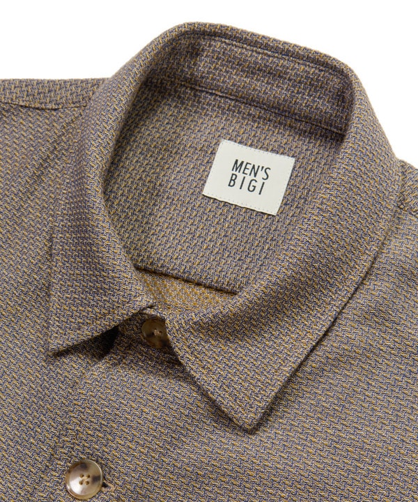 ドビーミックスメランジ CPOシャツ 詳細画像 9