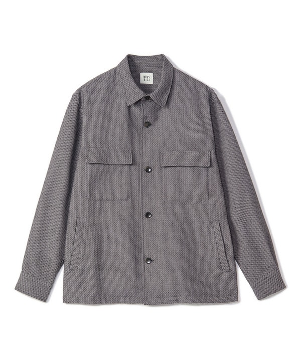 ドビーミックスメランジ CPOシャツ 詳細画像 グレー 1