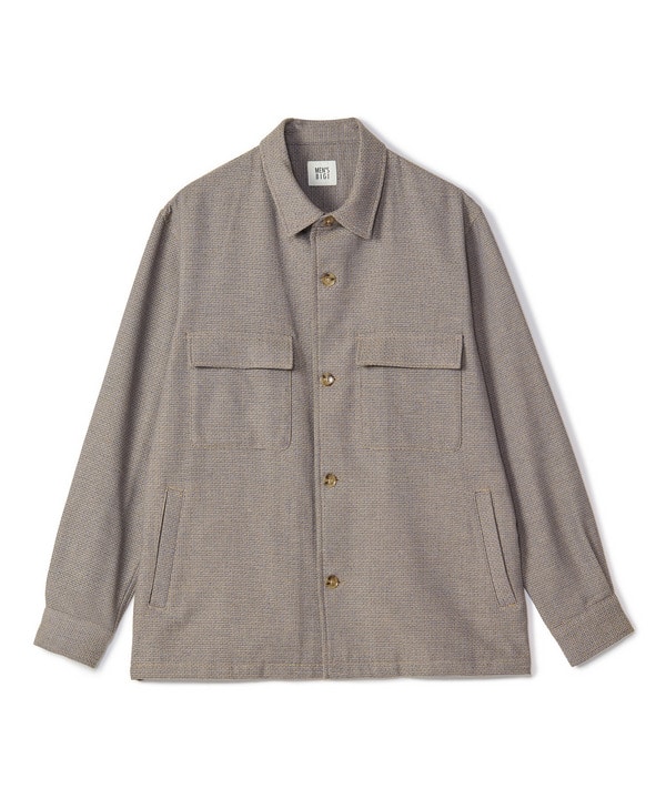 ドビーミックスメランジ CPOシャツ 詳細画像 イエロー 1