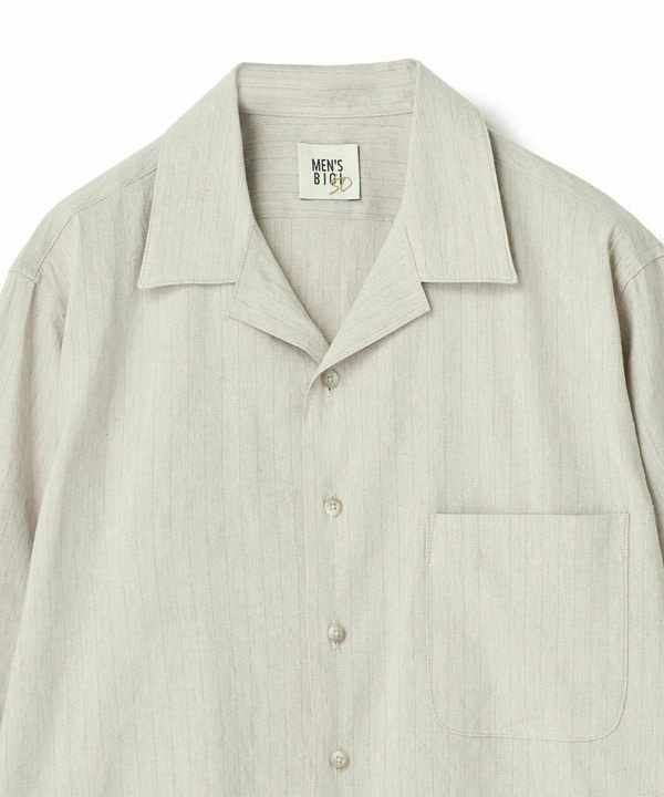 SMART MERINO/ヴィスコースリネン オープンカラーシャツ＜軽量/通気性＞＜ストレッチ＞ 詳細画像 11