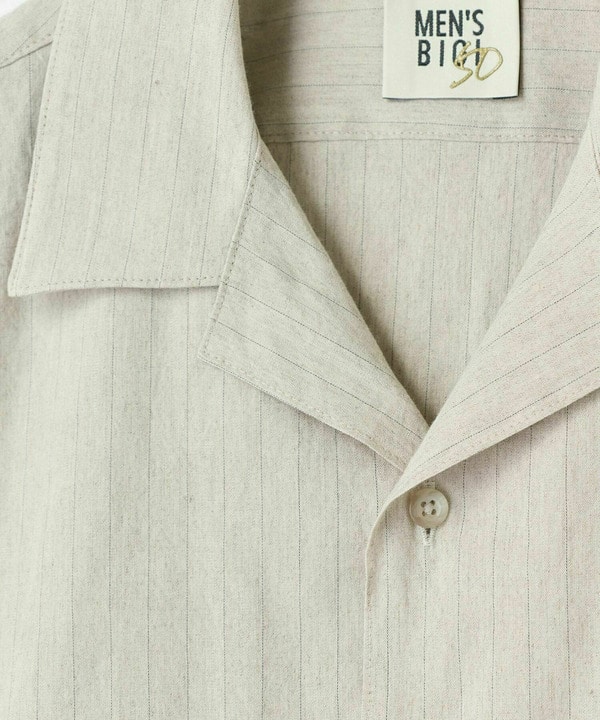 SMART MERINO/ヴィスコースリネン オープンカラーシャツ＜軽量/通気性＞＜ストレッチ＞ 詳細画像 18