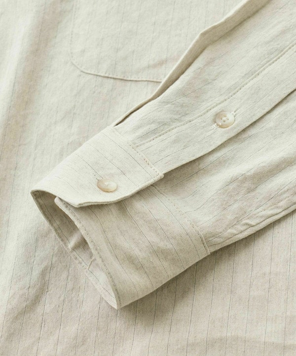 SMART MERINO/ヴィスコースリネン オープンカラーシャツ＜軽量/通気性＞＜ストレッチ＞ 詳細画像 21