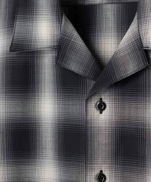 SMART MERINO/ヴィスコースリネン オープンカラーシャツ＜軽量/通気性＞＜ストレッチ＞ 詳細画像 3