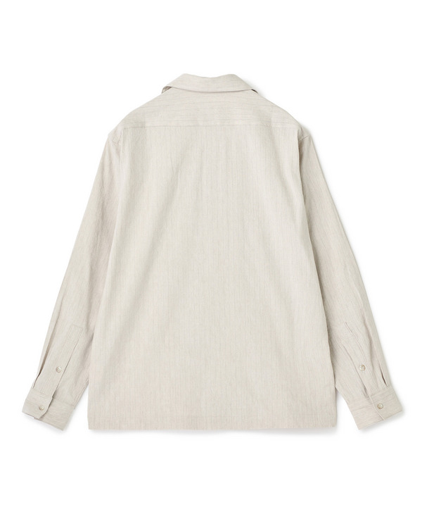 SMART MERINO/ヴィスコースリネン オープンカラーシャツ＜軽量/通気性＞＜ストレッチ＞ 詳細画像 7