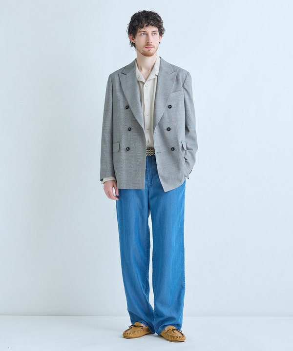 SMART MERINO/ヴィスコースリネン オープンカラーシャツ＜軽量/通気性＞＜ストレッチ＞ 詳細画像 8