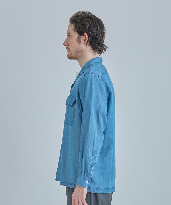 テンセルオープンカラーシャツ 詳細画像 2