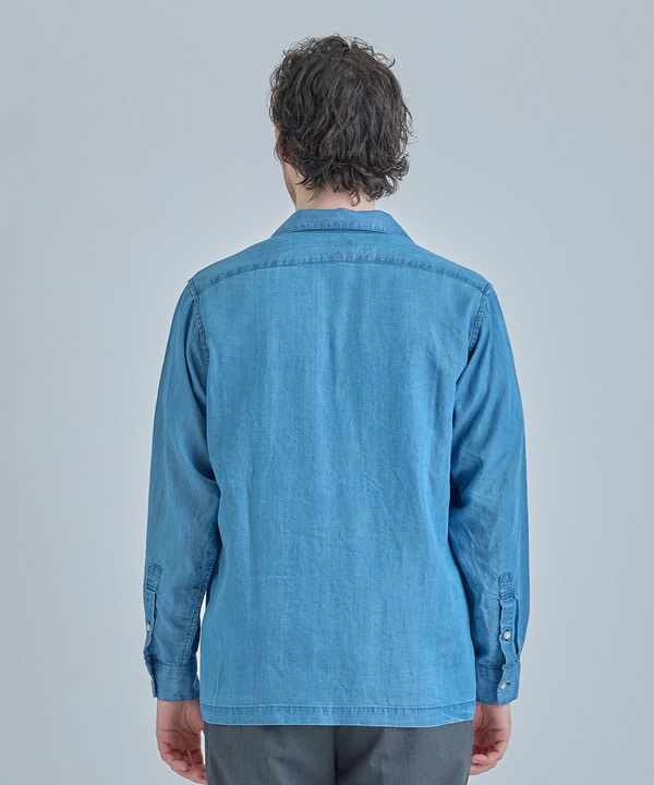 テンセルオープンカラーシャツ 詳細画像 3