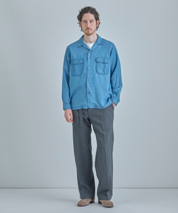 テンセルオープンカラーシャツ 詳細画像 5