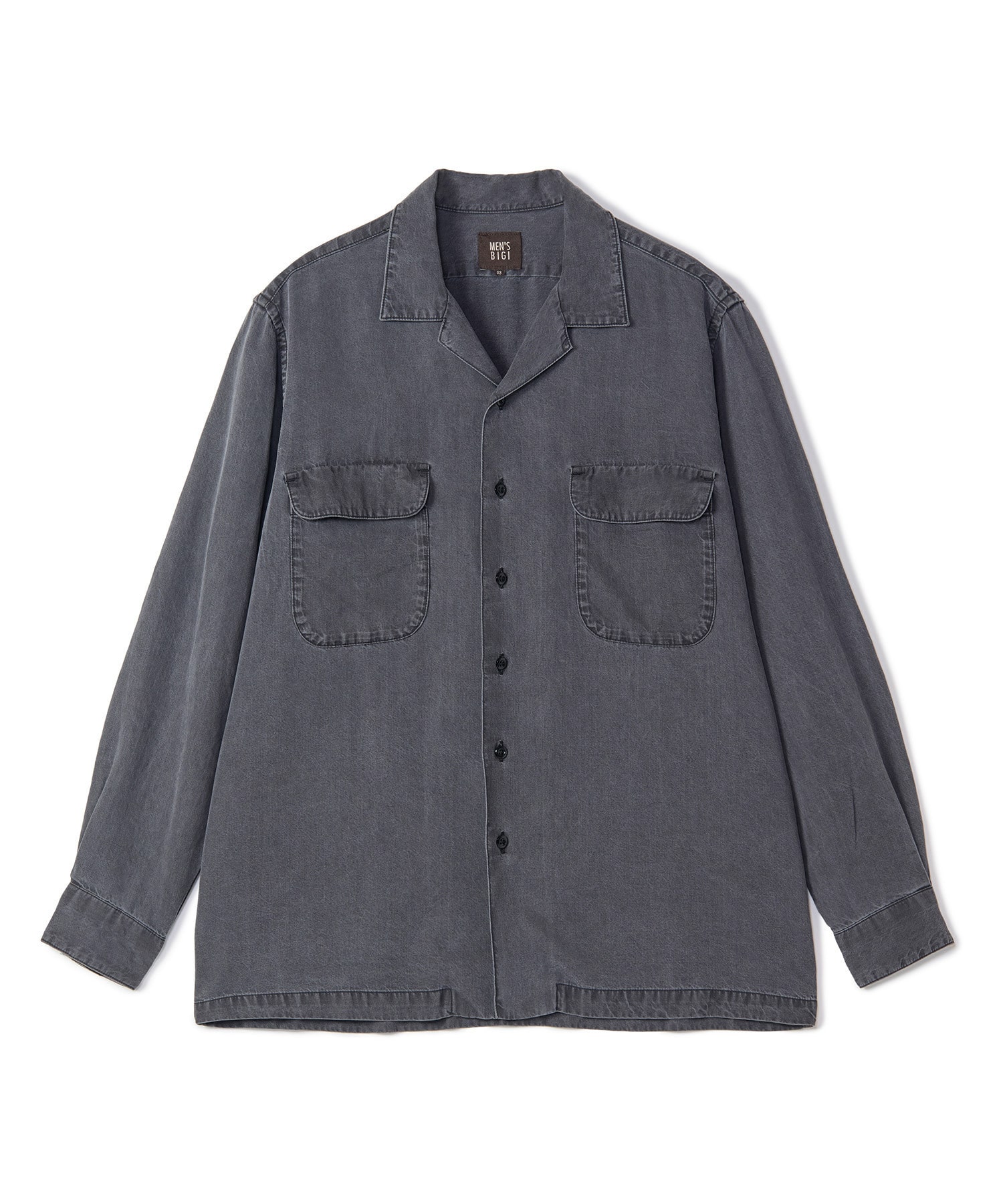 テンセルオープンカラーシャツ｜メンズファッション通販 MEN'S BIGI